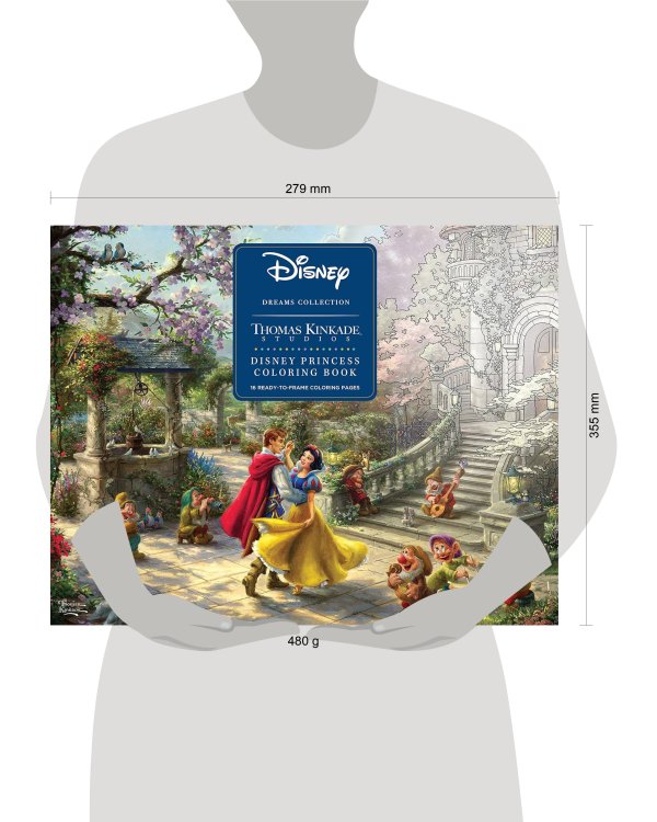 Disney Dreams Collection Thomas Kinkade Studios Disney Princess Coloring book Раскраска Disney Collection Томаса Кинкейда /Книги на английском языке