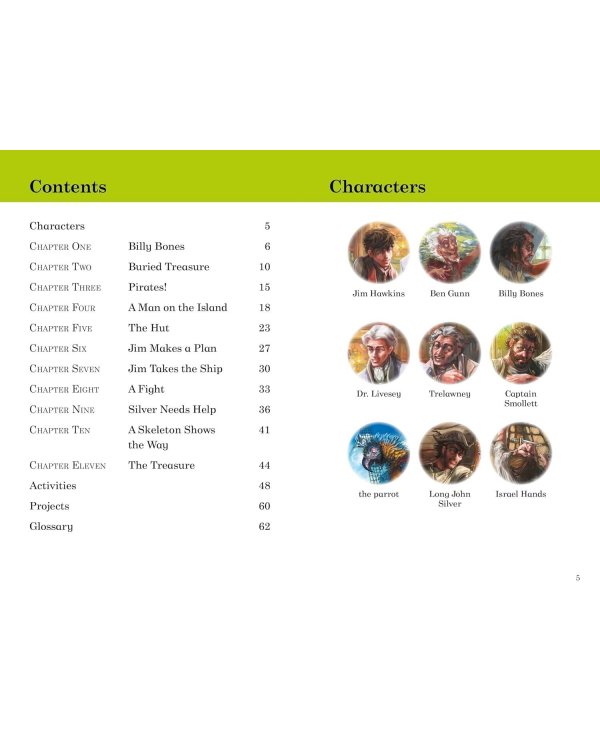 Treasure Island: Level 5 (Ladybird Readers) / Остров сокровищ: Уровень 5  (читатели божьих коровок) / Книги на английском языке