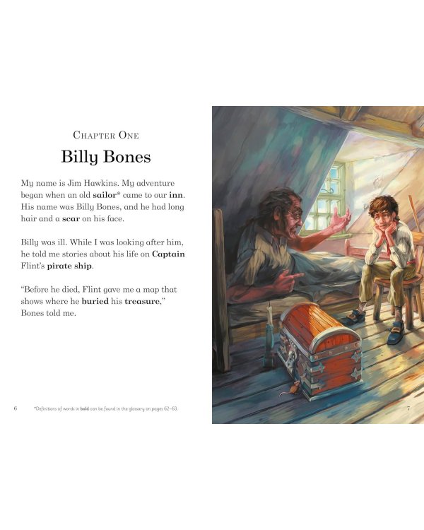 Treasure Island: Level 5 (Ladybird Readers) / Остров сокровищ: Уровень 5  (читатели божьих коровок) / Книги на английском языке