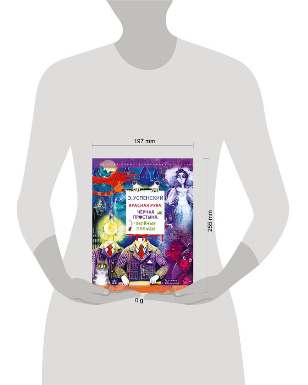 Красная рука. Чёрная простыня. Зелёные пальцы