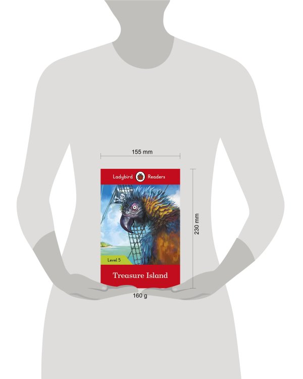 Treasure Island: Level 5 (Ladybird Readers) / Остров сокровищ: Уровень 5  (читатели божьих коровок) / Книги на английском языке
