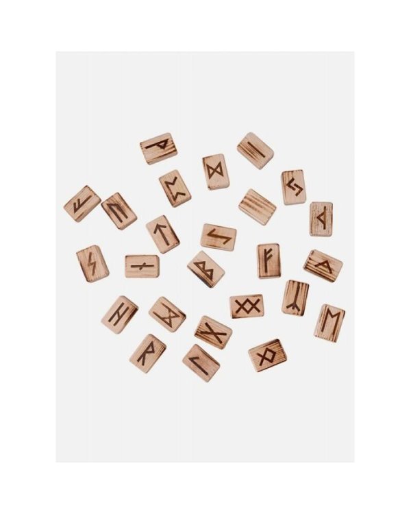 Руны огня. Защита и предсказание судьбы. 25 деревянных рун. Подарочный набор