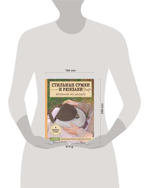 Вязание из шнура. Стильные сумки и рюкзаки