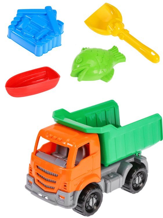 НАБОР (Самосвал "ЯРОСЛАВ", лопатка 13см, 3 формочки) И-9192