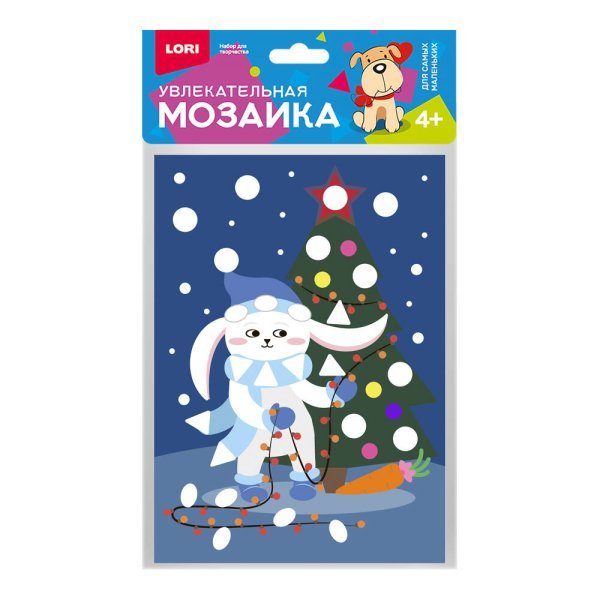 Км-024 Увлекательная мозаика (набор малый) "Зайчик"