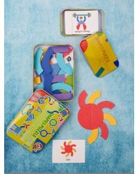 Головоломка.Танграм-6(28*13.8*3.5 см)(в коричневой коробке) ( Арт. ИД-5165)