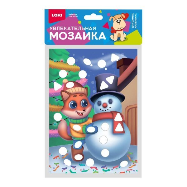 Км-038 Увлекательная мозаика (металлизированная) малый набор "Лисёнок"