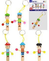 Деревянная игрушка. Свисток (цвет микс,в пакете). ( Арт. И-2542)