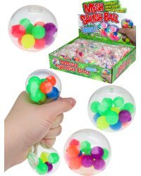 Антистресс-мялка 6 см ( микс, 12 шт. в шоу-боксе внутри с шар.) ( Арт. ИК-9073) кратно 12