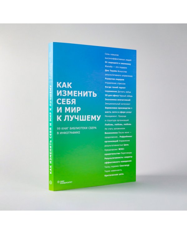 Как изменить себя и мир к лучшему. 99 книг Библиотеки Сбера в инфографике (Библиотека Сбера)