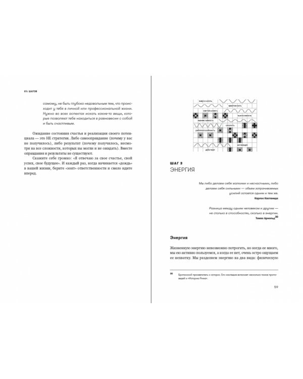 8 1/2 шагов:Жить,любить,работать на полной мощности+с/о