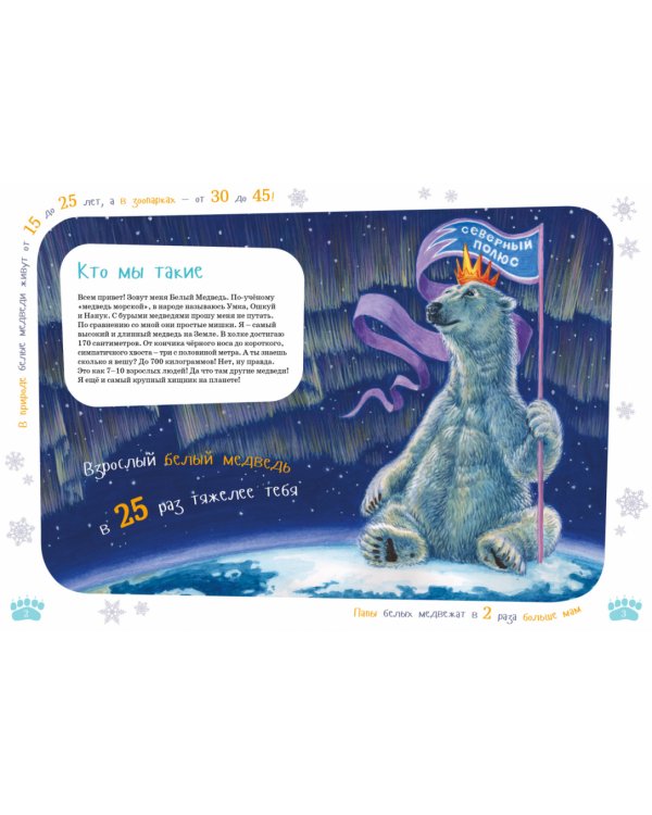Я белый медведь. (книга с раскрасками)