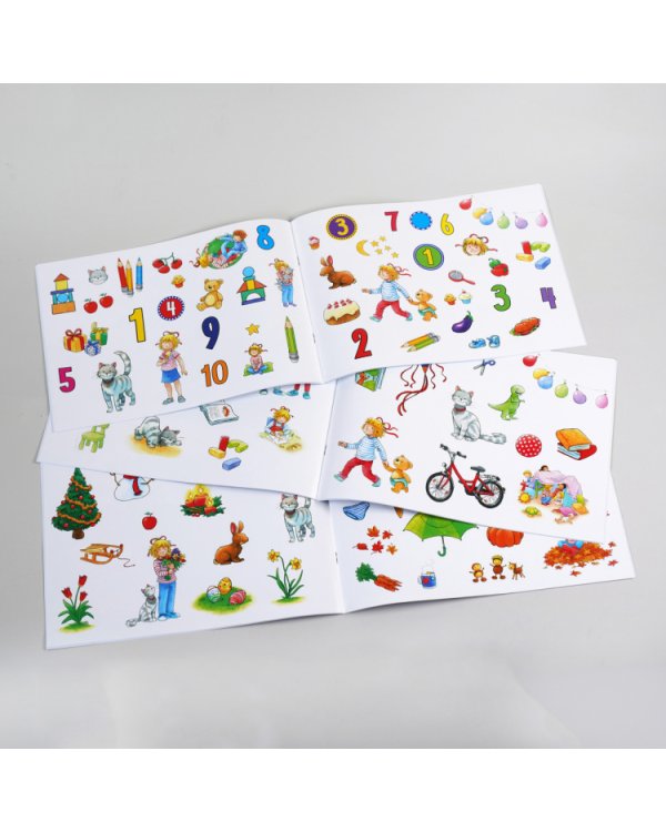 Комплект «Альбомы для рисования с Конни». с наклейками