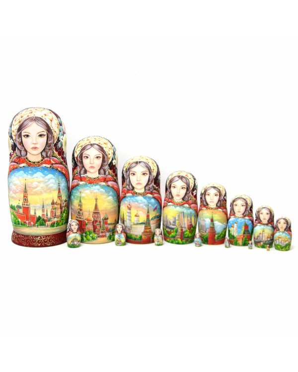 Матрешка Москвичка 15м 33см