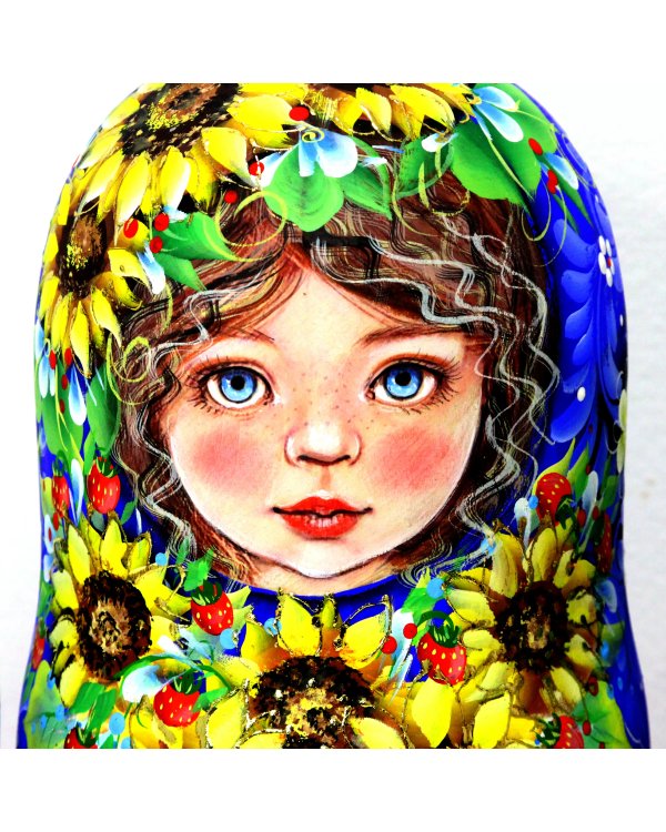 Матрешка Подсолнухи 15м 33см