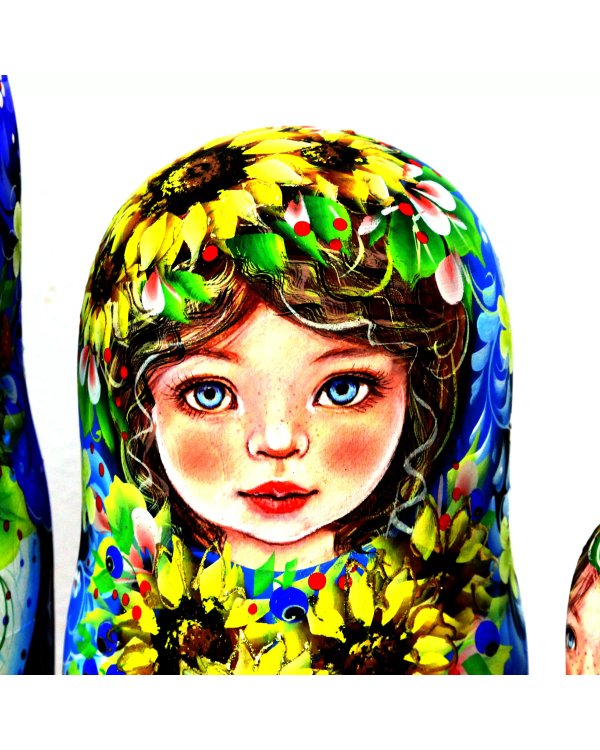 Матрешка Подсолнухи 15м 33см