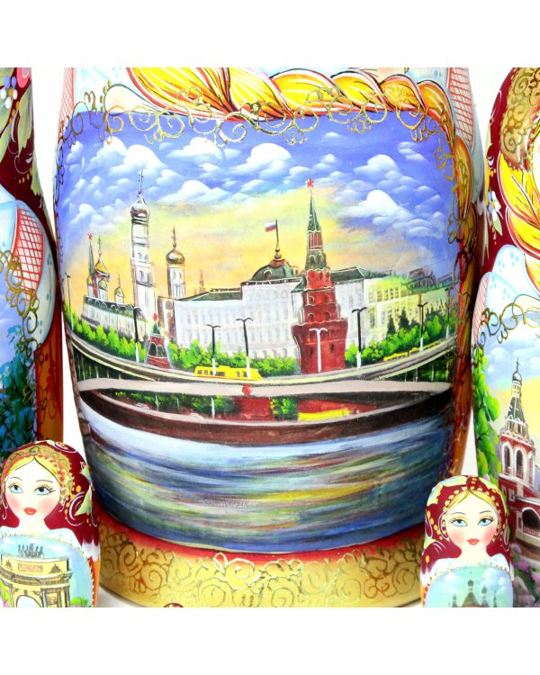 Матрешка Москва бордовая 20м35