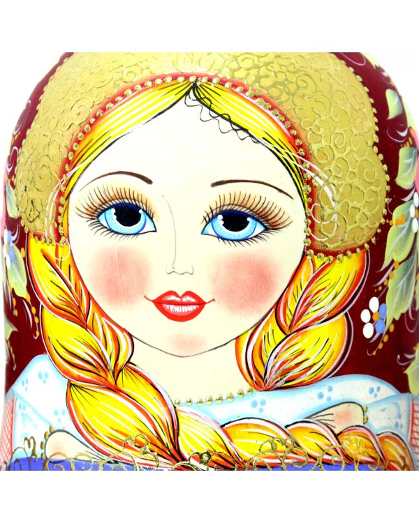 Матрешка Москва бордовая 20м35