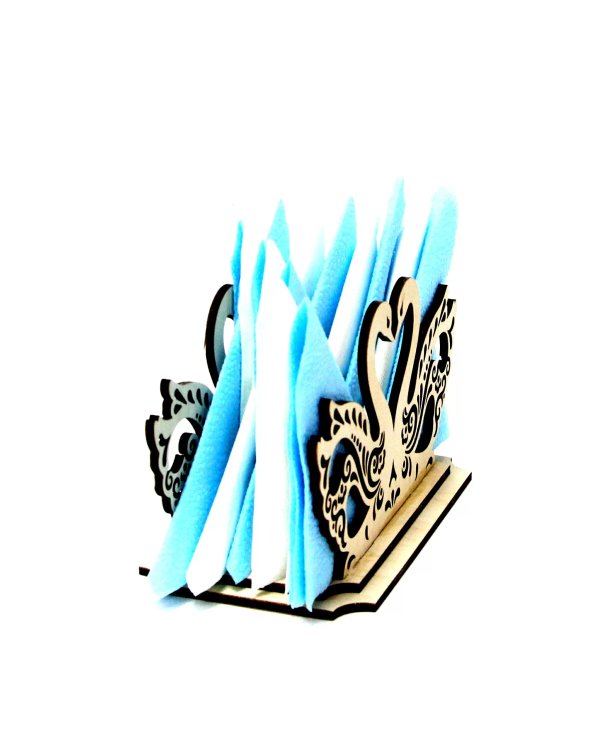 Заготовка Салфетница Лебеди