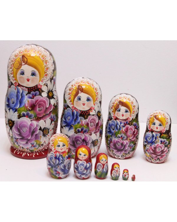 Матрешка Роза ВП красная 10м25