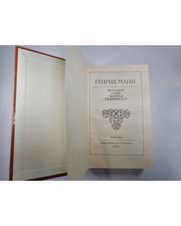 Молодые годы короля Генриха IV