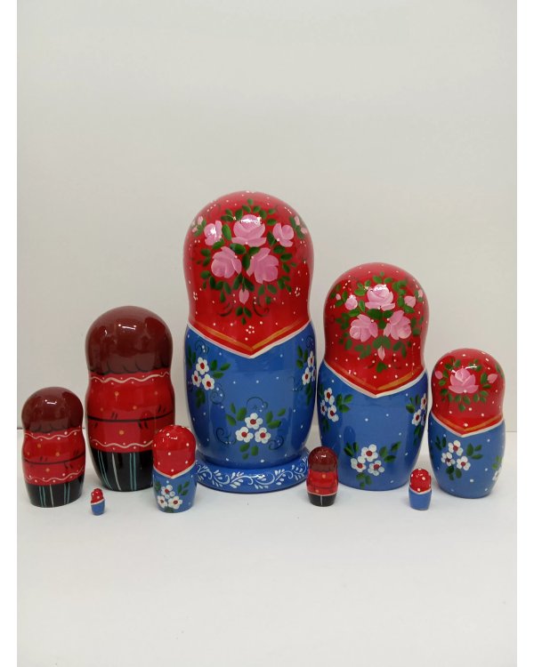 Матрешка Оксана с самоваром 10м 25см