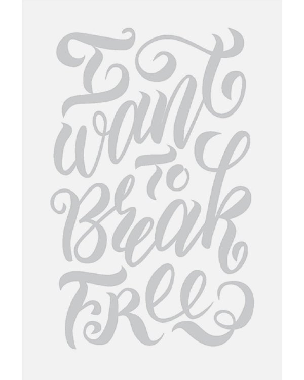 Набор-открыток шаблонов.Напиши настроение в стиле леттеринг (белый)