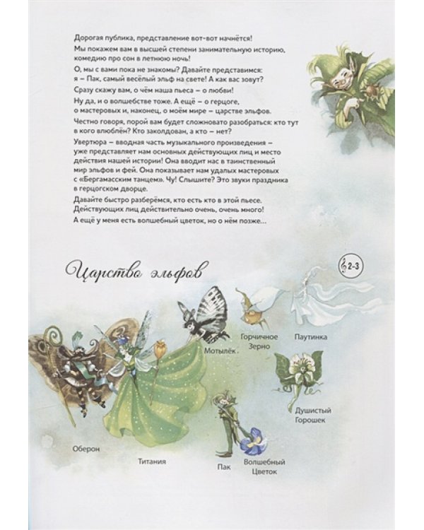 Сон в летнюю ночь.Концертная увертюра Феликса Мендельсона (+CD)