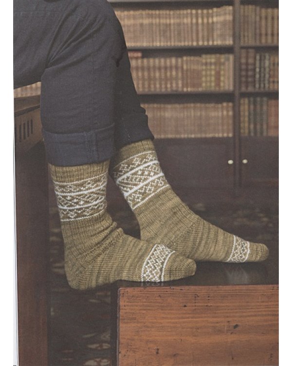 Энциклопедия мужских носков.Вяжем спицами.Более 20 моделей