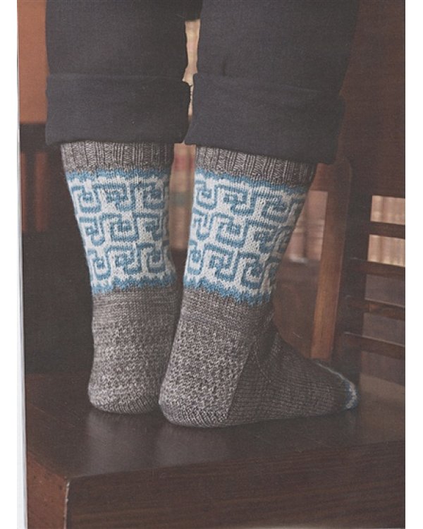 Энциклопедия мужских носков.Вяжем спицами.Более 20 моделей