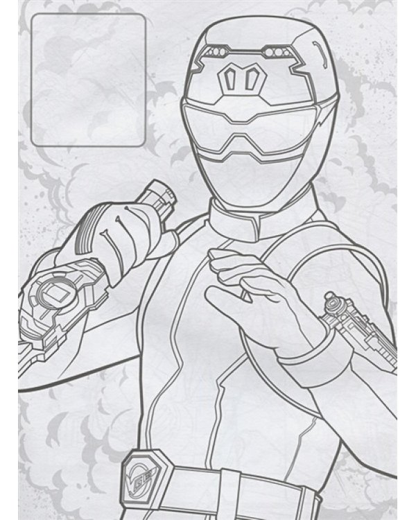 Могучие Рейнджеры.Раскраска с наклейками