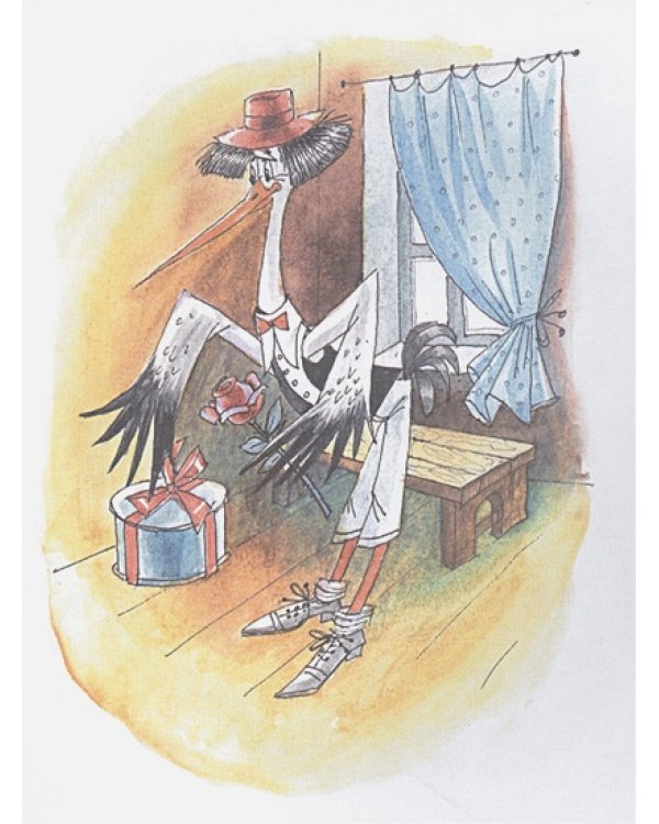 Журавль и цапля