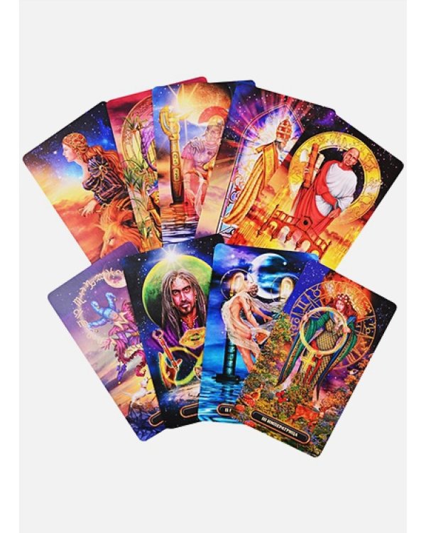 Королевское золоченое Таро (Компл.книга+колодка 78 карт)