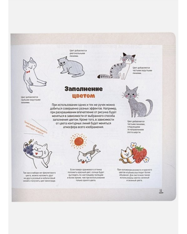 Рисуем котиков.Пособие и скетчбук под одной обложкой (желтый)