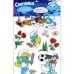 Наклейки для стен.Двойная.Смурфики.(62х38)