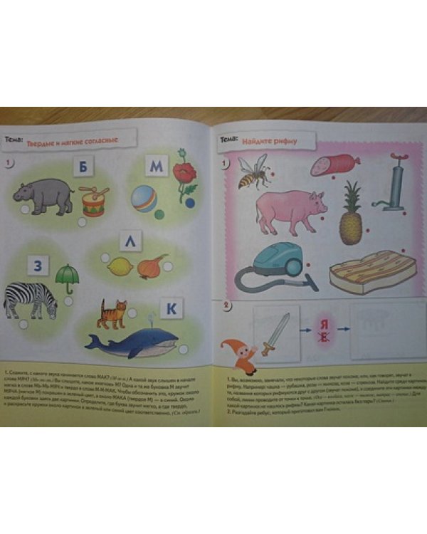 Уроки грамоты для дошкол.Старшая группа.Рабочая тетрадь