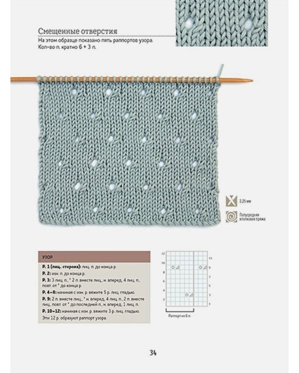 Библия ажурных узоров для вязания спицами.35 воздушных мотивов и 13 изысканных проект.