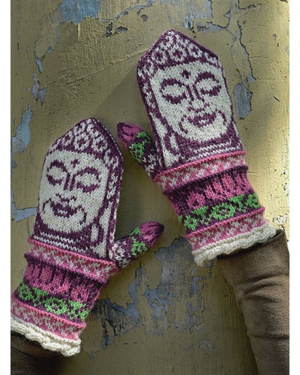 Необычные варежки и носочки в технике жаккард.Классические узоры!