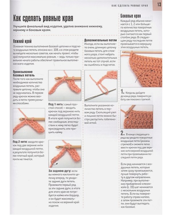 Школа вязания крючком.Завершающие приемы.Отделка,кайма,застежки и многое другое!