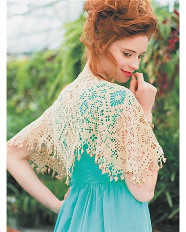 Классические шали.20 элегант.моделей с ажурами,филе,зигзагами,ракуш. и попкорн.Крючок