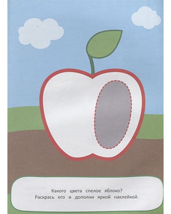 Цвета.Наклей и раскрась