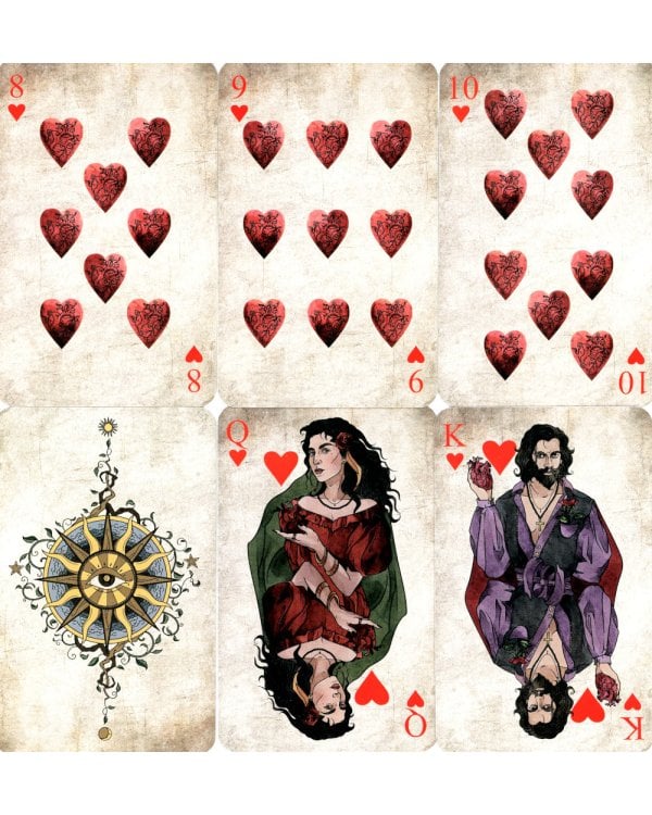 Предсказания на игральных картах (36 карт + книга-руководство)