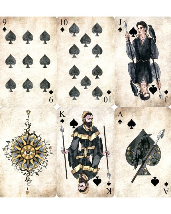 Предсказания на игральных картах (36 карт + книга-руководство)