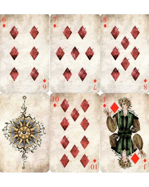 Предсказания на игральных картах (36 карт + книга-руководство)