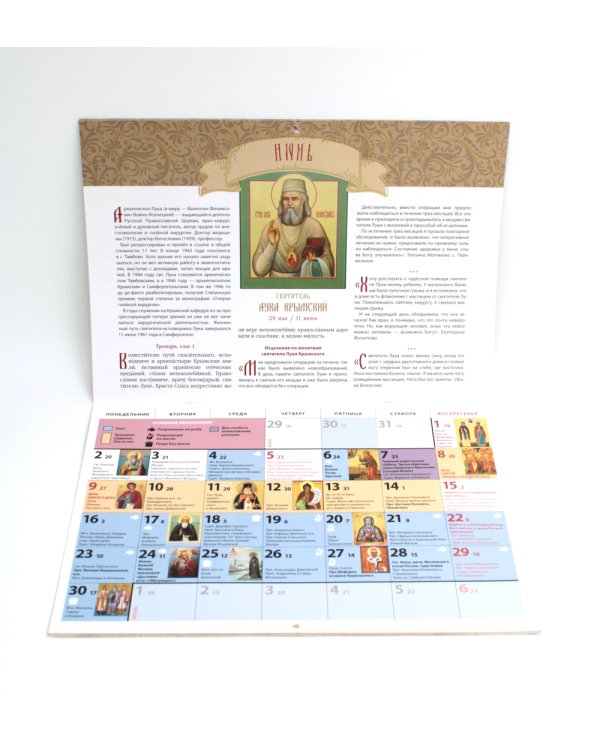 Святые врачи и чудотворцы. Православный календарь 2025 (перекидной)