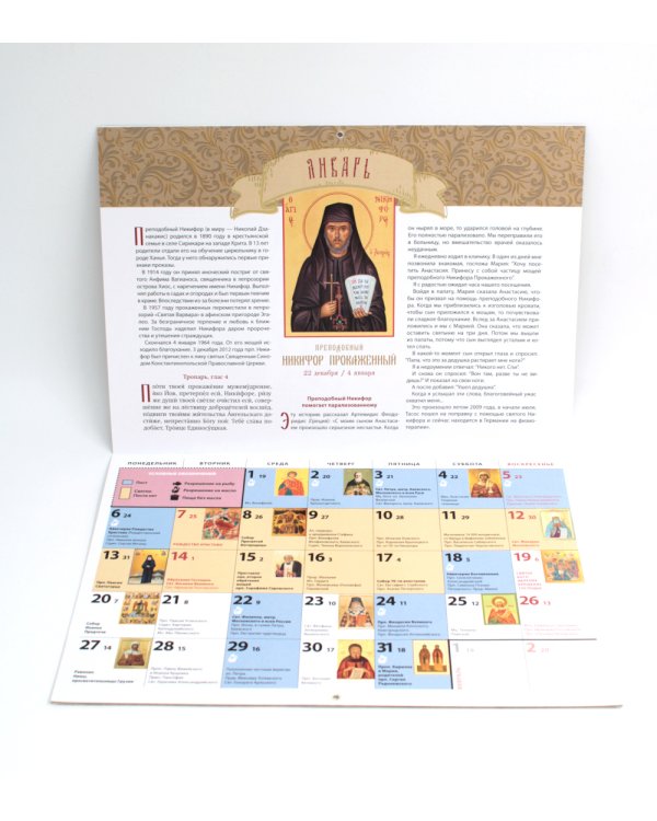 Святые врачи и чудотворцы. Православный календарь 2025 (перекидной)