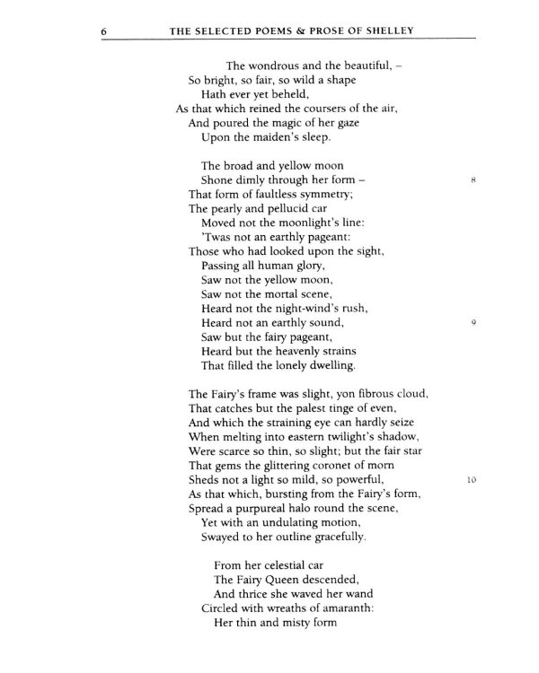 The Selected Poetry & Prose of Shelley