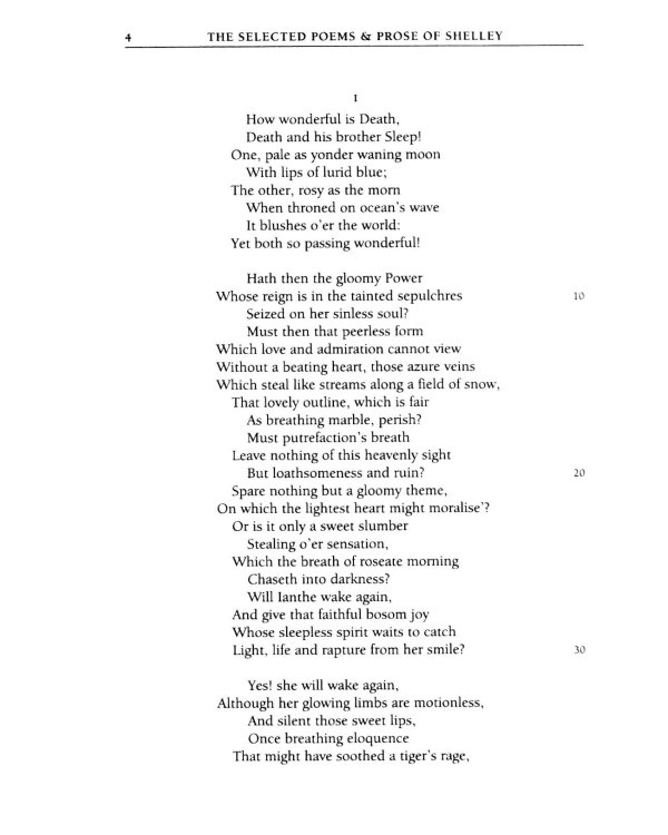 The Selected Poetry & Prose of Shelley