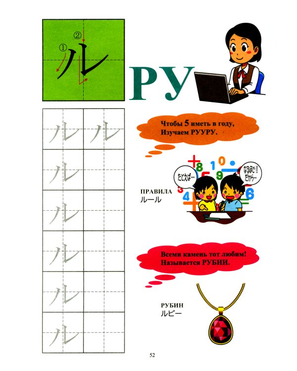 Твои первые японские слова. В 2 ч. Ч. 2: Катакана: заимствованные слова в стихах + прописи