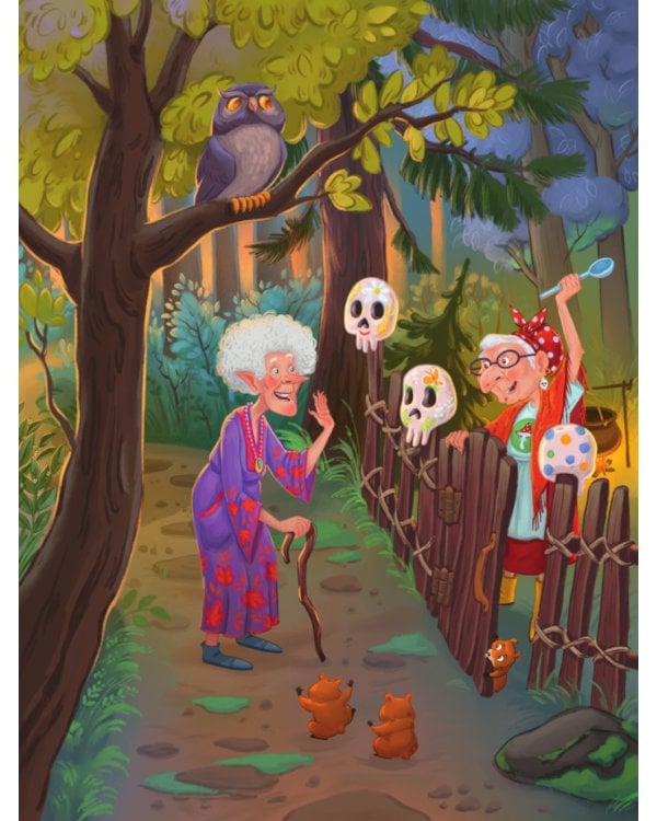 Как к Бабе-яге внуки приехали. 2-е изд